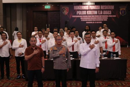 Tutup Rakernis Fungsi Reskrim, Wakapolda Kaltim Ingatkan Personel Harus Profesional Dalam Penegakkan Hukum