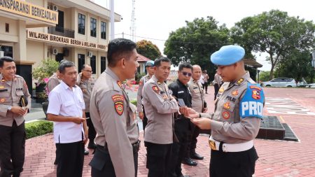 Div Propam Mabes Polri melaksanakan Gaktibplin di Polres Bontang