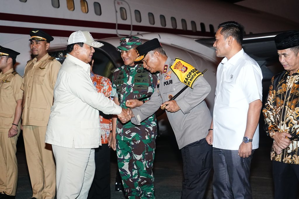 Tinjau Pembangunan IKN, Kapolda Kaltim Sambut Kedatangan Menteri Pertahanan RI