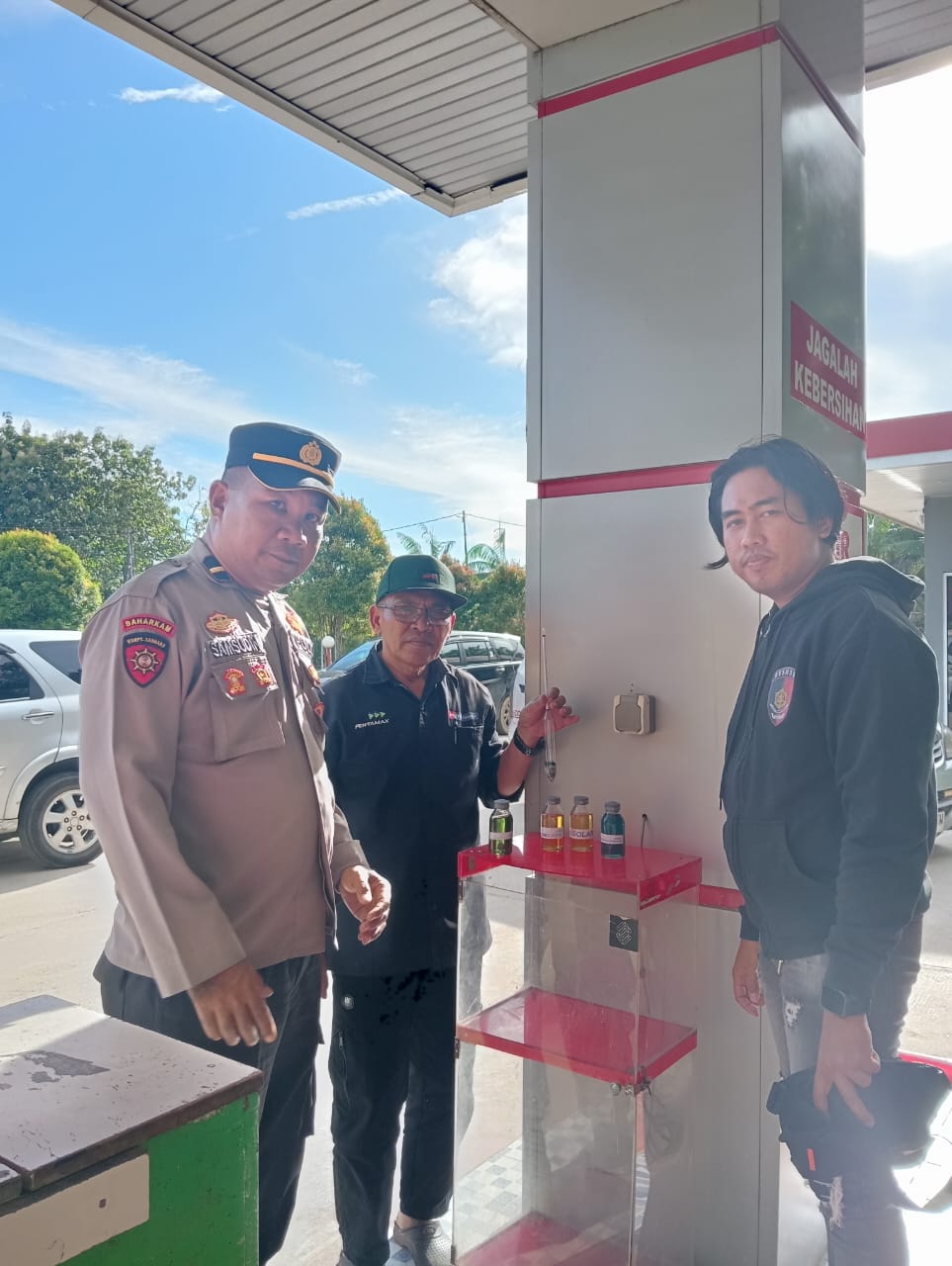 Pastikan Standar Distribusi BBM kepada Konsumen, Polres Bontang Lakukan Pemeriksaan Mendadak di SPBU