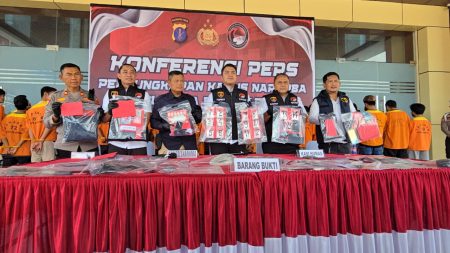 Satresnarkoba Ungkap 32 Kasus, Amankan Hampir 900 Gram Sabu Selama Bulan Oktober