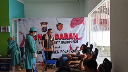 Peringati Hari Jadi ke-80 Intelijen Polri, Sat Intelkam Polresta Balikpapan Gelar Donor Darah dan Bakti Sosial