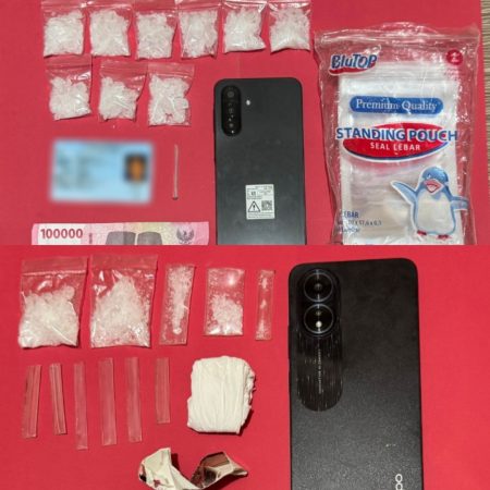 Ungkap Jaringan Narkoba di Karang Ambun, Polres Berau Amankan Tiga Pelaku dan Sabu Lebih 50 Gram