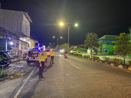 Tekan Pelanggaran dan Balap Liar, Satlantas Polres Paser Tingkatkan Patroli Malam