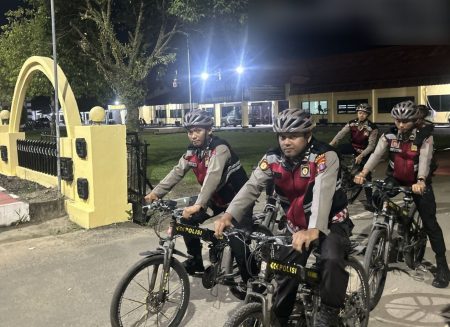 Intensifkan Patroli Sepeda, Polres Berau Perkuat Kehadiran Polri di Tengah Masyarakat