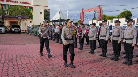 Apel Gelar Pasukan Ops.Keselamatan Mahakam 2026, Polres Kutim Pastikan Kesiapan Personel dan Sarpras