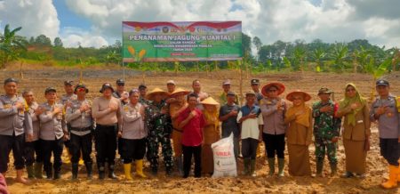 Polsek Samarinda Kota Tanam Jagung Kuartal I, Wujud Dukungan Program Swasembada Pangan 2026