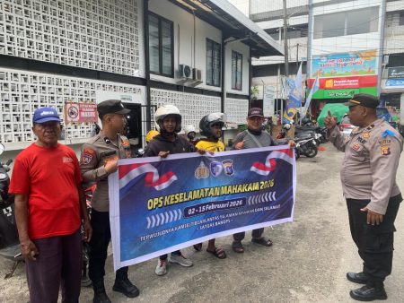 Tingkatkan Kesadaran Masyarakat, Satgas Ops.Keselamatan Mahakam Intensifkan Beri Himbauan Kamseltibcarlantas