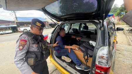 Usai Viral di Media Sosial, Polsek Sungai Kunjang Amankan Pelaku Pungli di Simpang Lok Bahu