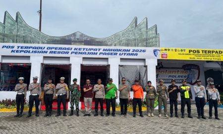 Pastikan Kesiapan Personel dan Sarana, Pos Pengamanan Ops.Ketupat Mahakam 2026 di PPU Siap Layani Pemudik