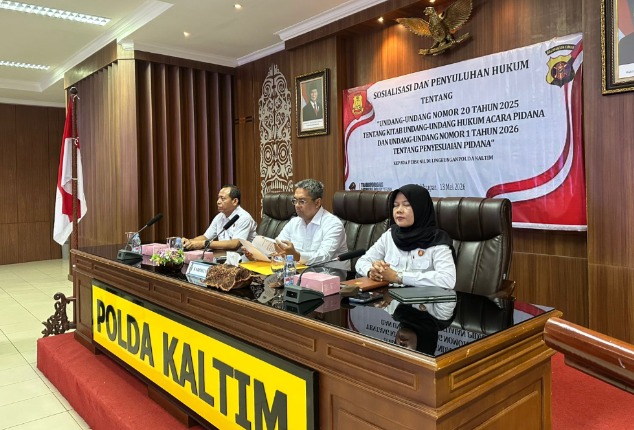 Melalui Penyuluhan Hukum, Polda Kaltim Perkuat Pemahaman Personel terhadap UU KUHAP serta Regulasi yang Baru